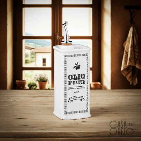 Oliera - Vintage Bianco Quadra 500 ml Oliera - Vintage Bianco Quadra 500 ml