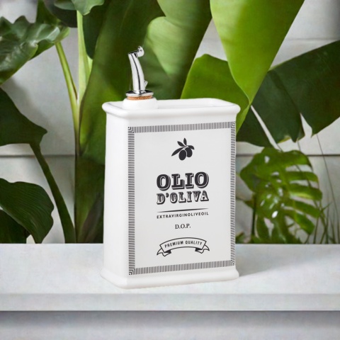 Oliera - Vintage Bianco Rettangolo 500 ml Oliera - Vintage Bianco Rettangolo 500 ml