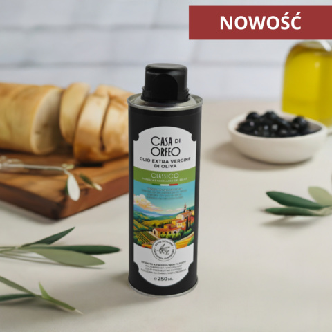 Pakiet 6 x 250 ml Oliwa Extra Vergine Casa di Orfeo Sycylia, Włochy Pakiet 6 x 250 ml Oliwa Extra Vergine Casa di Orfeo Sycylia, Włochy