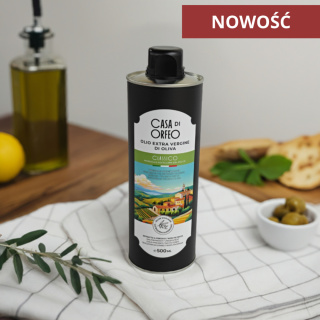 Pakiet 4 x 500 ml Oliwa Extra Vergine Casa di Orfeo Sycylia, Włochy