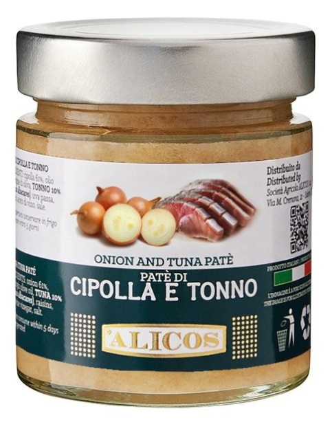 Paté z cebuli i tuńczyka 190 g