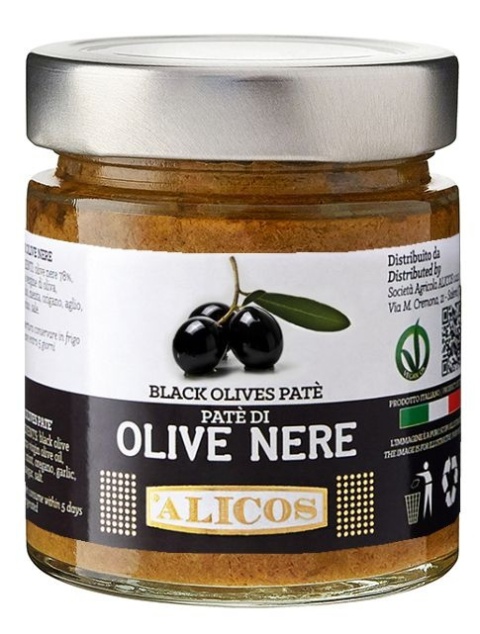 Paté z czarnych oliwek 190 g