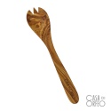 Łyżko-widelec z drewna oliwnego 30cm