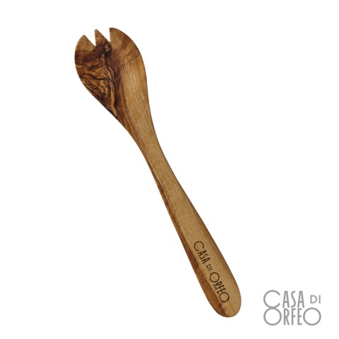 Łyżko-widelec z drewna oliwnego 30cm