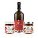 .Pomodori di Sicilia - oliwa INTENSO + bruschetta z bakłażanem i bazylią