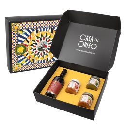 .Sycylijski Obiad - oliwa INTENSO + pesto alla Siciliana, alla Trapanese i di Pistacchio